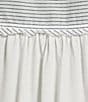 Westbound Floral Stripe Print Button Front Tie Hem Top - Image 5