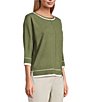 Westbound Heather Long Sleeve Crew Neck Sweater - Image 3