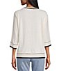 Westbound Heather 3/4 Sleeve Crew Neck Sweater - Image 6