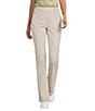 Westbound High Rise Patch Pocket Straight Leg Pull-On Pants - Image 1