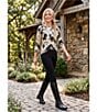 Westbound High Rise Patch Pocket Straight Leg Full Length Pull-On Pants - Image 6