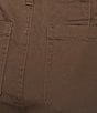 Westbound High Rise Patch Pocket Straight Leg Pull-On Pants, Color:Mocha - Image 4