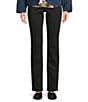 Westbound High Rise Patch Pocket Straight Leg Full Length Pull-On Pants - Image 1