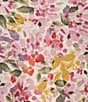 Color:Floral Garden - Image 4 - Knit Floral Print 3/4 Sleeve Crew Neck Top
