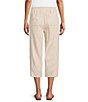 Westbound Linen Blend Flat Front Pull-On Crop Pants - Image 2