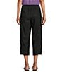 Westbound Linen Blend Flat Front Pull-On Crop Pants - Image 6