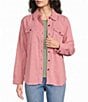 Westbound Long Sleeve Button Front Shacket - Image 1