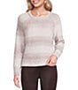 Westbound Long Sleeve Crew Neck Ombre Sweater - Image 1