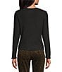 Westbound Long Sleeve Crew Neck Ribbed Top - Image 2
