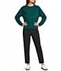 Westbound Long Sleeve Crew Neck Studded Top - Image 3