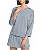 Westbound Long Sleeve V- Neck Hoodie - Image 1