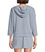 Westbound Long Sleeve V- Neck Hoodie - Image 2