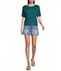Westbound Mid-Rise 5 Pocket Shorts - Image 3