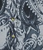 Westbound Paisley Swirl 3/4 sleeve Button Front Top - Image 4