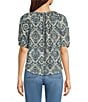 Westbound Petite Size 3/4 Sleeve Crew Neck Knit Top - Image 2