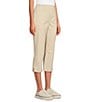 Color:Limestone - Image 3 - Petite Size Crop High Rise Pull-on Pant