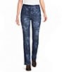 Westbound Petite Size High Rise Patch Pocket Straight Leg Pull-On Pants - Image 1