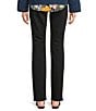 Westbound Petite Size High Rise Patch Pocket Straight Leg Full Length Pull-On Pants - Image 2