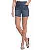 Westbound Petite Size High Rise Pull On Shorts - Image 1