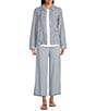 Westbound Petite Size Long Sleeve Button Front Linen-Blend Jacket - Image 3