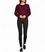 Westbound Petite Size Long Sleeve Pullover Top - Image 3