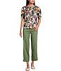 Westbound Petite Size Pull-On High Rise Seam Pants - Image 5