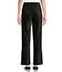Westbound Petite Size Coordinating Velour Rib Pull-On Wide Leg Pants - Image 2