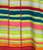 Westbound Petite Size Shimmering Stripe Short Sleeve V-Neck Top, Color:Multi Shimmering Stripe - Image 4