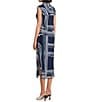 Westbound Petite Size Sleeveless Collared Dress - Image 4