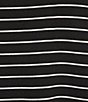 Westbound Petite Size Stripe Long Sleeve Crew Neck Knit Tee - Image 4