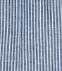 Westbound Petite Size Stripe Print 3/4 Sleeve V-Neck Top - Image 4