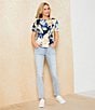 Westbound Petite Size the HIGH RISE fit Skinny Pants, Color:Boho Blue - Image 4
