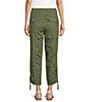 Color:Dusty Olive - Image 2 - Petite Size the WEEKEND Mid Rise Pull On Cargo Crop Pant