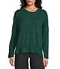 Westbound Petite Size Wool Blend Long Sleeve Crew Neck Sweater - Image 1