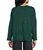Westbound Petite Size Wool Blend Long Sleeve Crew Neck Sweater - Image 2