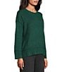 Westbound Petite Size Wool Blend Long Sleeve Crew Neck Sweater - Image 3