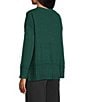 Westbound Petite Size Wool Blend Long Sleeve Crew Neck Sweater - Image 4