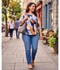 Westbound Plus Size High Rise Straight Leg Pull-On Denim Pants - Image 6