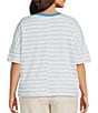 Westbound Plus Size 3/4 Sleeve Crew Neck Top - Image 6