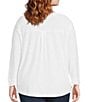 Westbound Plus Size 3/4 Sleeve Knit Crew Neck Top - Image 6