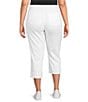 Westbound Plus Size Cotton Blend High Rise Crop Pants - Image 2