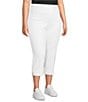 Westbound Plus Size Cotton Blend High Rise Crop Pants - Image 3