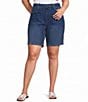 Westbound Plus Size High Rise Belted Bermuda Shorts - Image 1