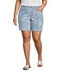 Westbound Plus Size High Rise Bermuda Shorts - Image 1