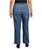 Westbound Plus Size High Rise Column Leg Pants - Image 2