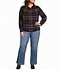 Westbound Plus Size High Rise Column Leg Pants - Image 3