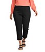 Westbound Plus Size High Rise Crop Pants - Image 1