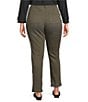 Westbound Plus Size High Rise Patch Pocket Straight Leg Pull-On Pants - Image 2