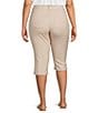 Westbound Plus Size High Rise Pullon Crop Capri Pants - Image 2