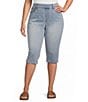Westbound Plus Size High Rise Pullon Crop Pants - Image 5